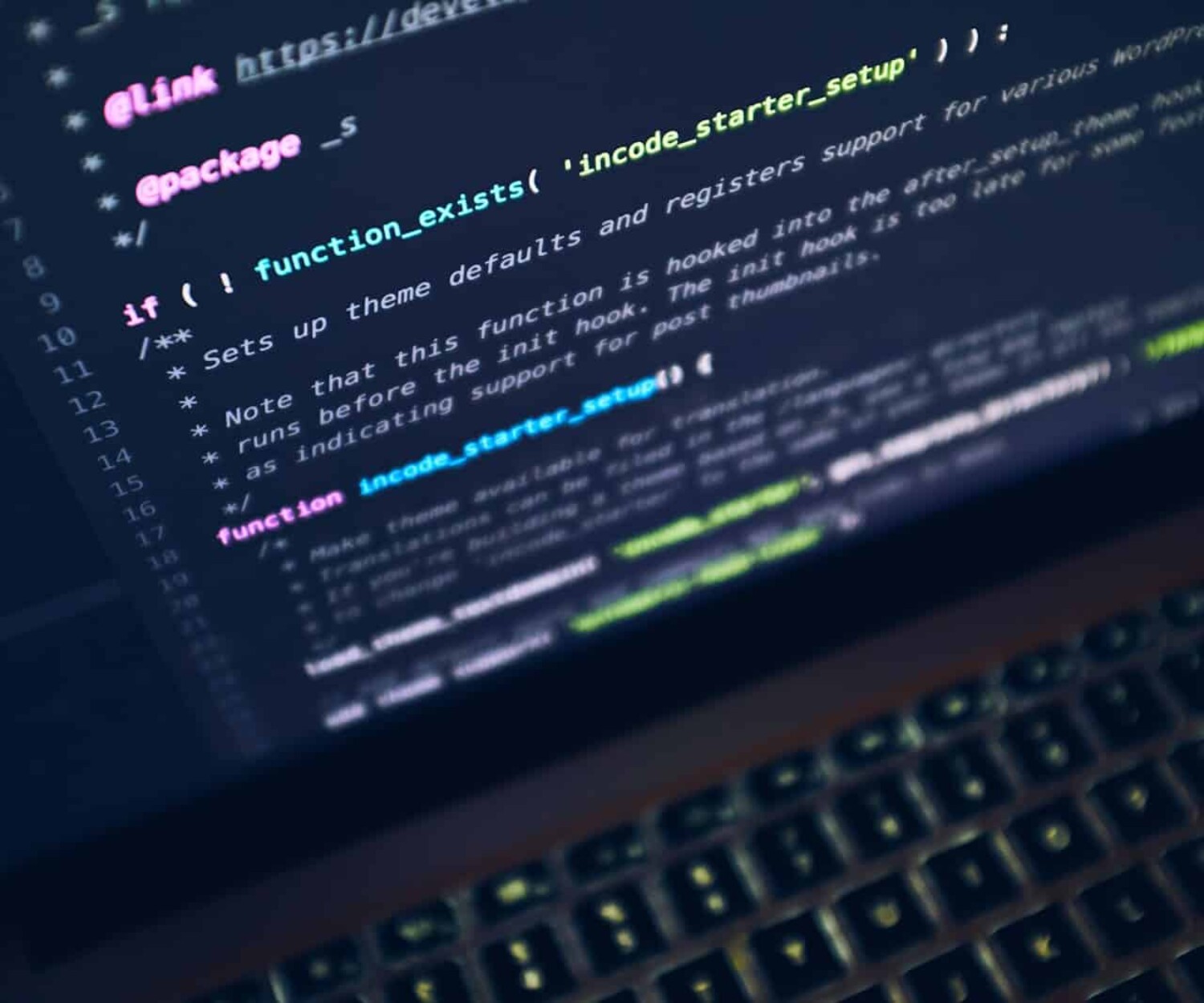 turned on gray laptop computer